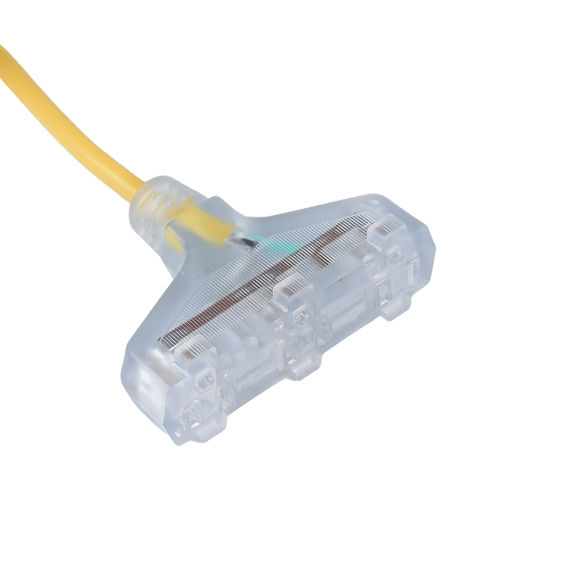 Power Extension Cord With Indicator, Indoor and Outdoor Three Outlets MD-103/MD-122B