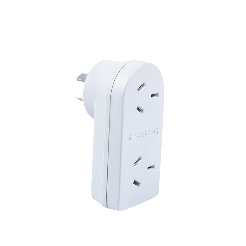 Australia double adaptor right side MD-A03R , MD-A03RS with surge protector